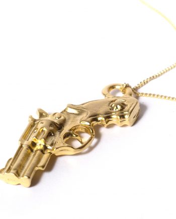 gun necklace revolver