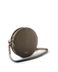 leather round bag